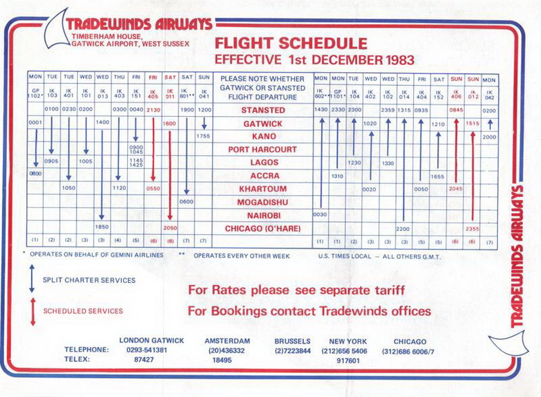 Airline Timetables, Vintage Flight Brochures, Aviation Memorabilia